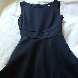 Navy JCrew A-line dress with pockets, sz 2